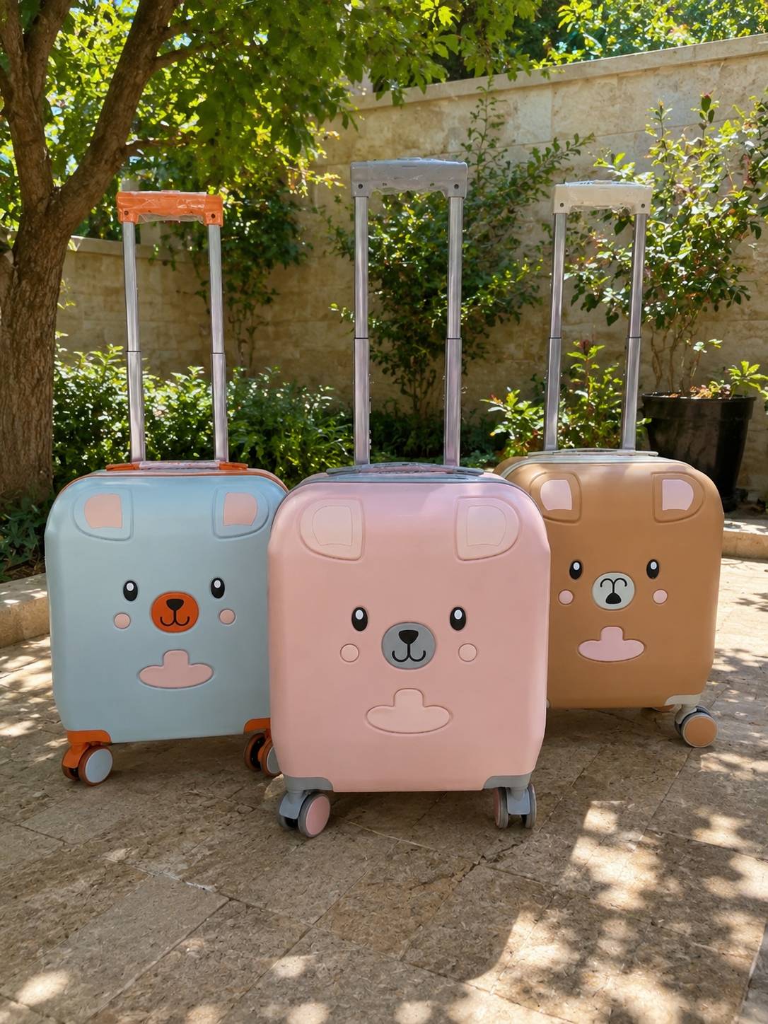 چمدان کودک فانتزی تدی خلبانی